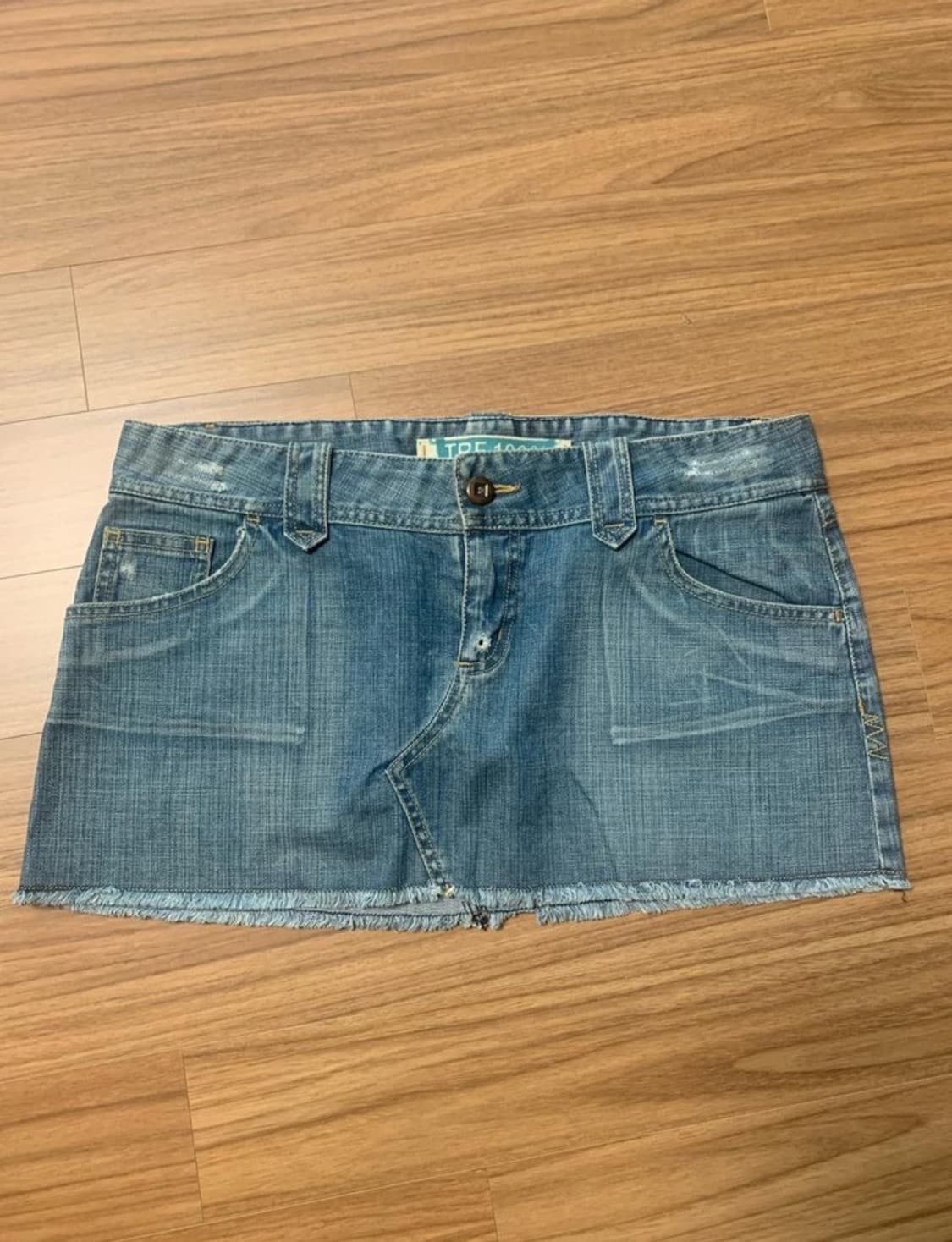 [30] 자라 ZARA TRF 데님 미니 스커트 상품이미지1