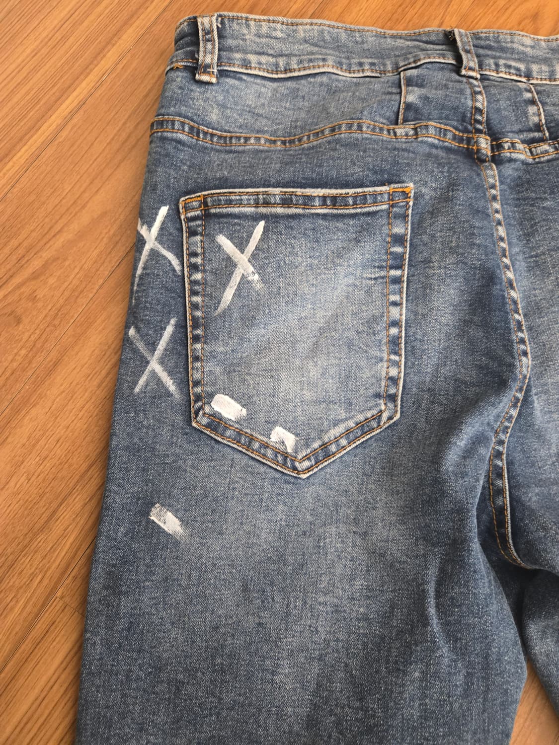 세인트다니엘 데미지 디스트로이드 청바지 상품이미지6