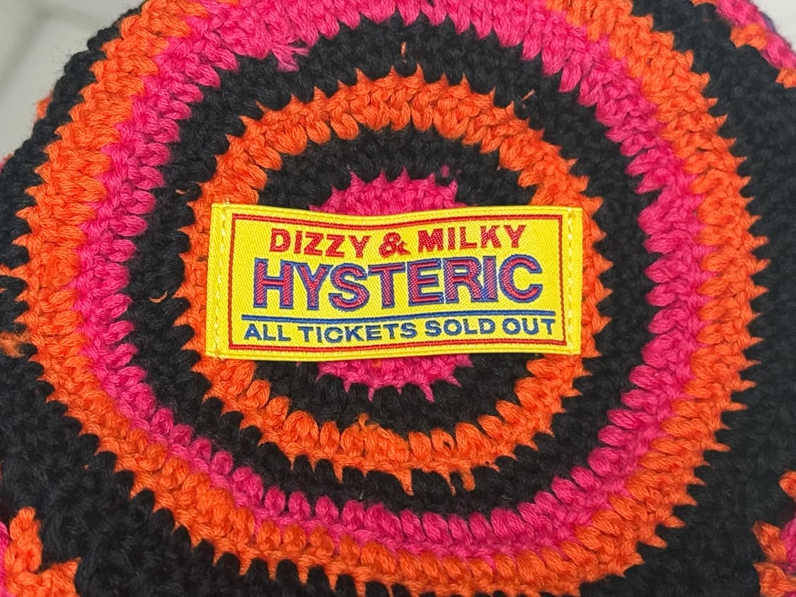 (새상품)히스테릭 글래머 니트 버킷햇 블랙 상품이미지6