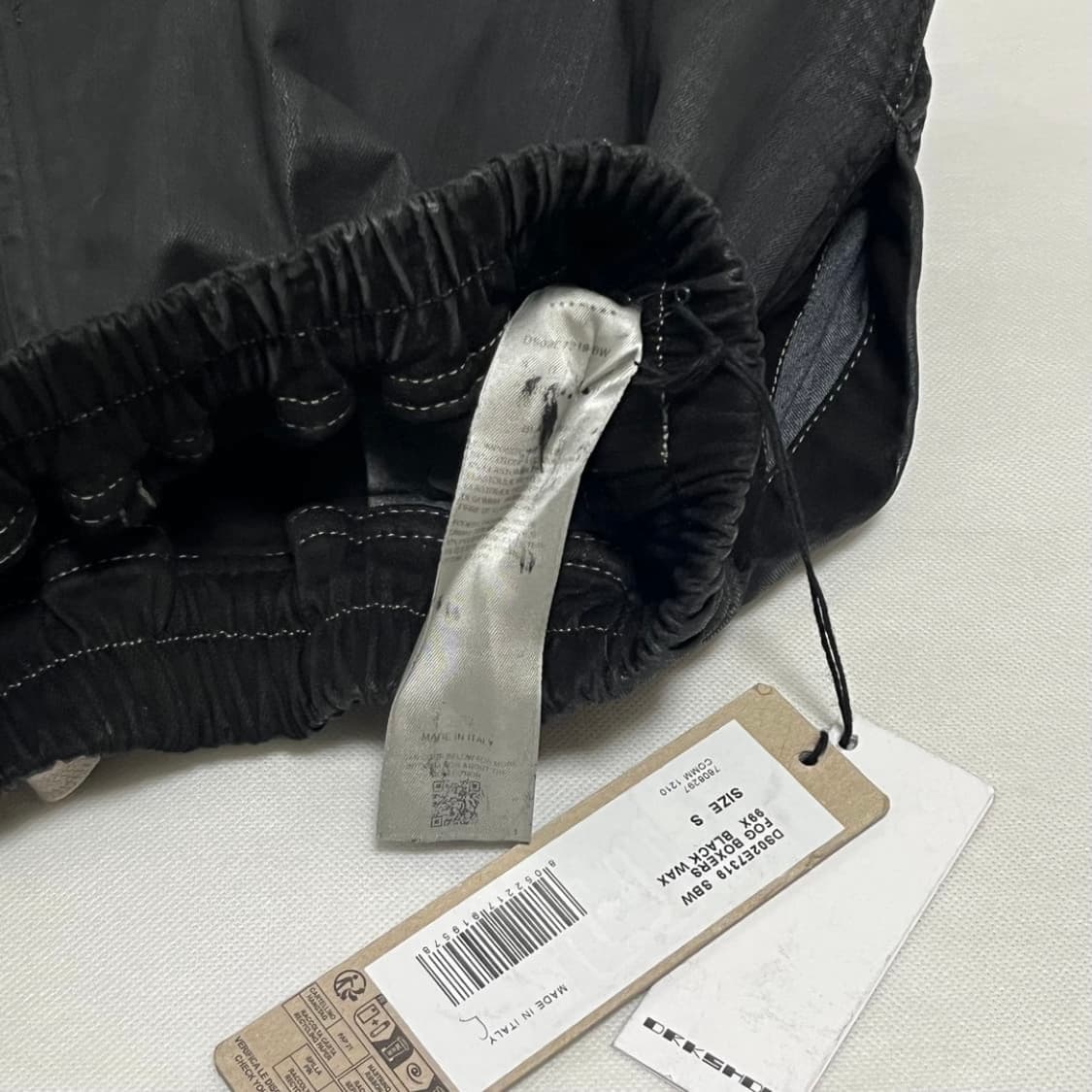 [S]릭오웬스 다크쉐도우 Fog 복서 쇼츠/블랙 왁스 상품이미지2