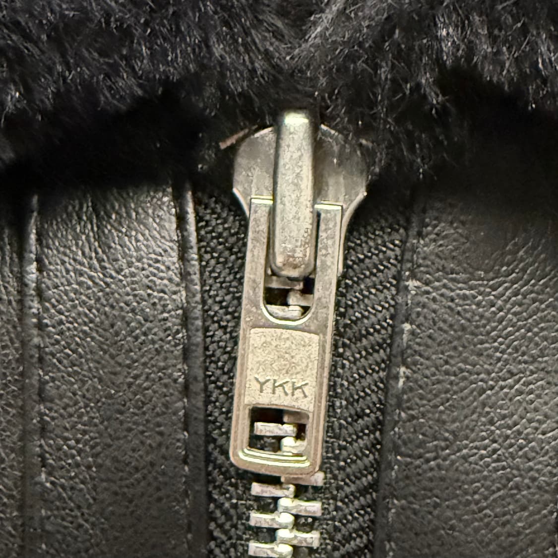 [정품/L] 도프제이슨 블랙 무스탕 가죽 자켓 b8 상품이미지6