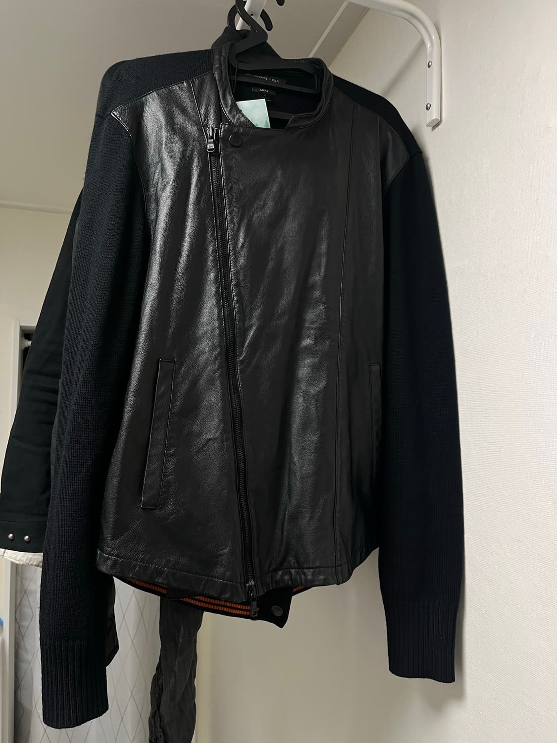 존 바바토스 사선 집업 가죽 자켓 가디건 100 상품이미지1