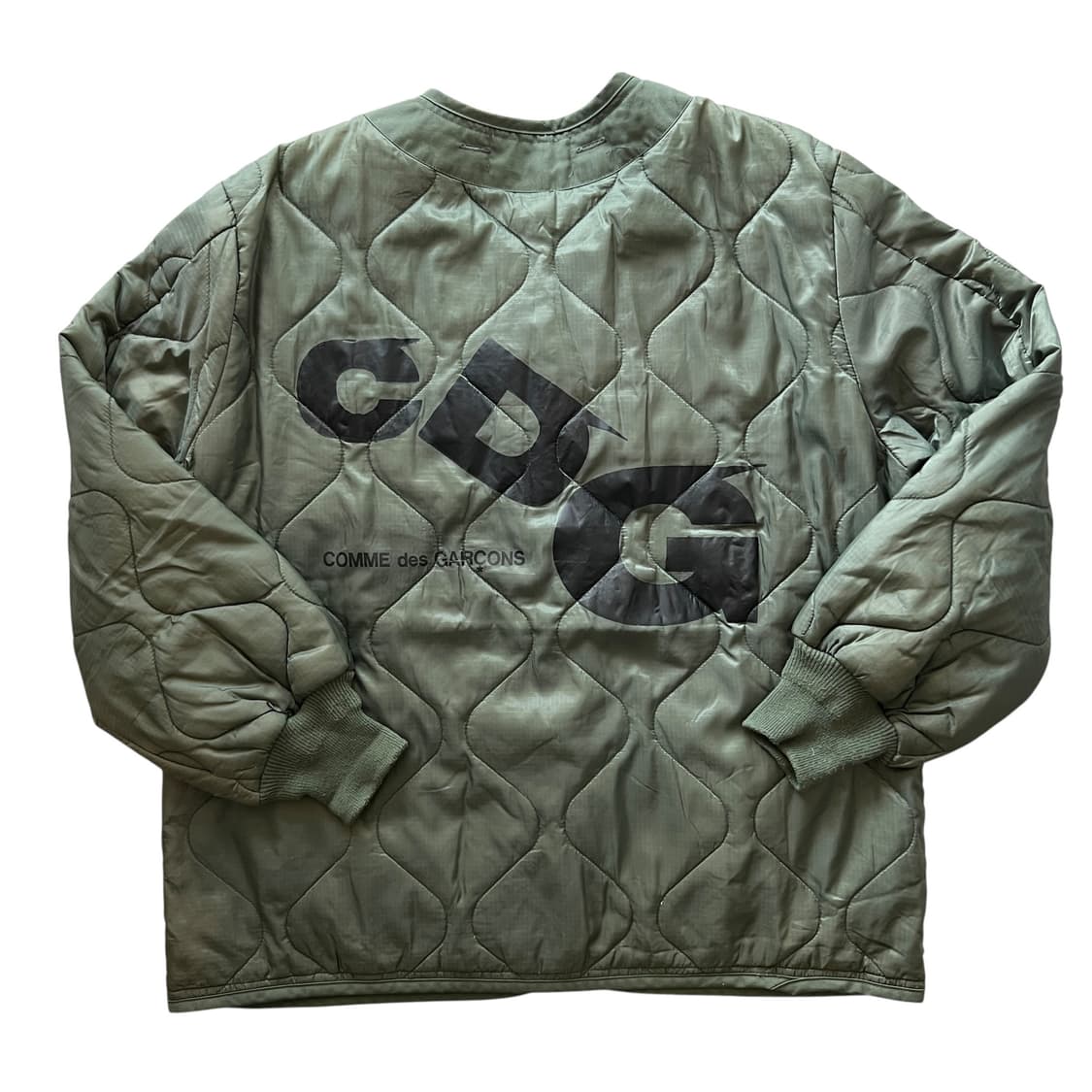 빈티지 00s CDG Alpha Industries 퀼팅 라이너 자켓 상품이미지1
