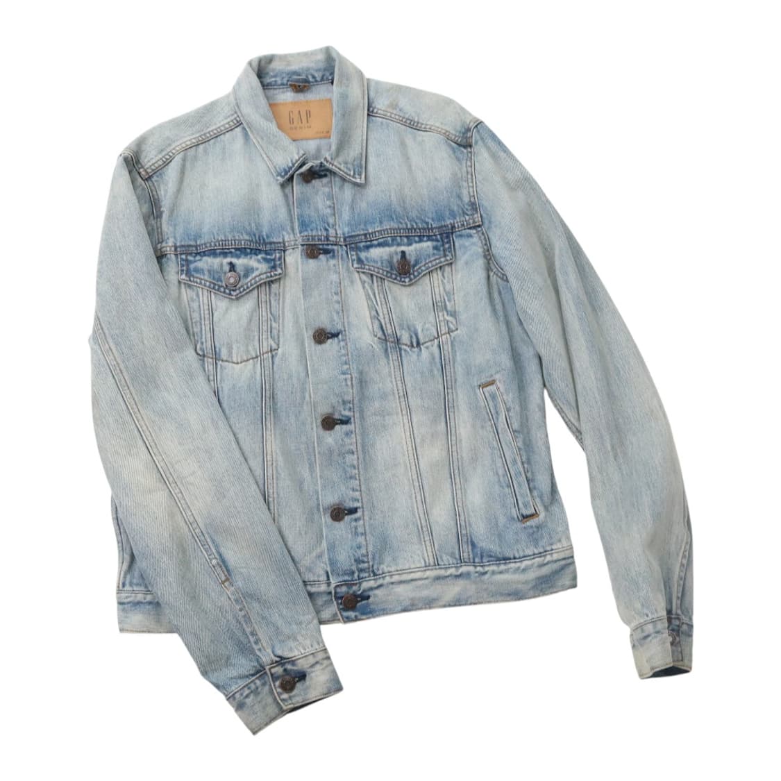GAP 갭 빈티지 1969 워싱 데님 트러커 자켓 (M) 상품이미지1