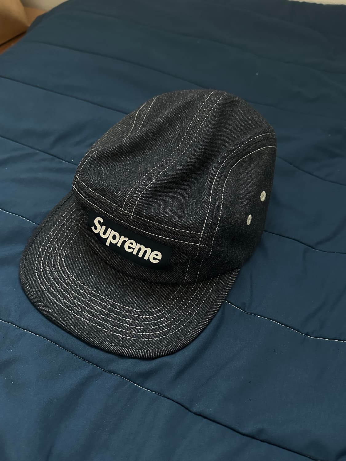 슈프림 데님 캠프캡 24FW 팔아요 상품이미지2