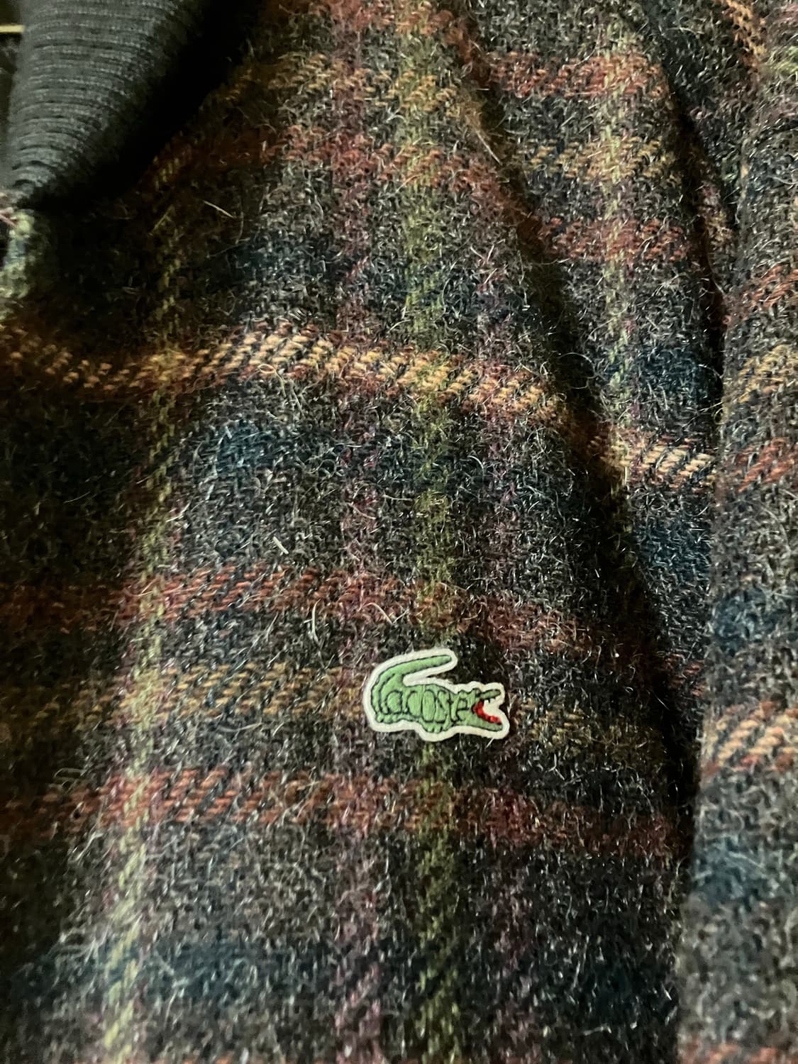 라코스테 빈티지 체크 자켓 95-100 상품이미지2