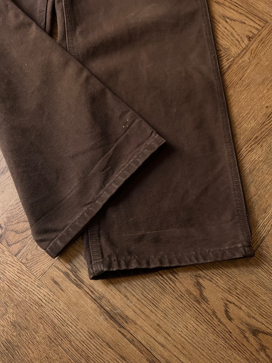 [30]칼하트 USA 다크브라운 싱글니 캔버스 워크팬츠 상품이미지6