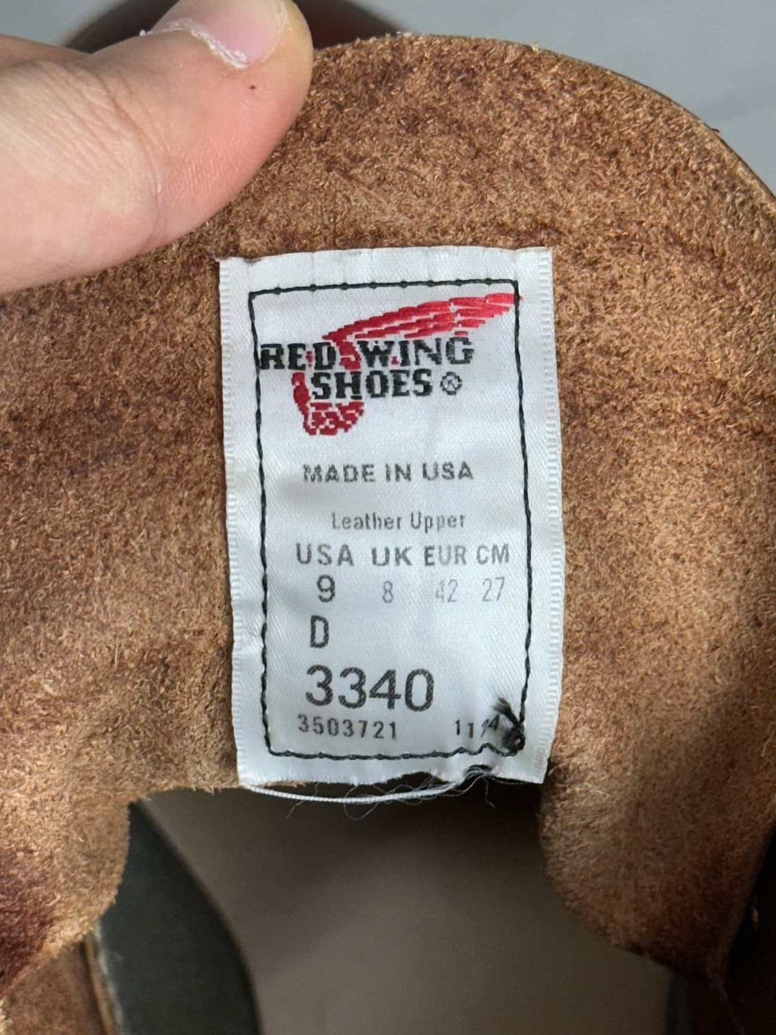 OG USA Made 레드윙 3340 블랙스미스 브라이어 오일 슬릭 상품이미지8