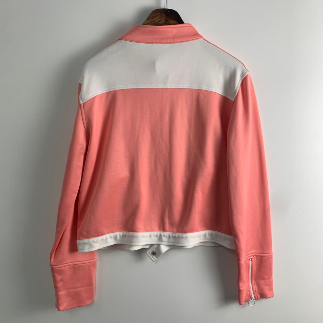 라코스테 자수로고 딸기우유 배색 트랙 져지 상품이미지3