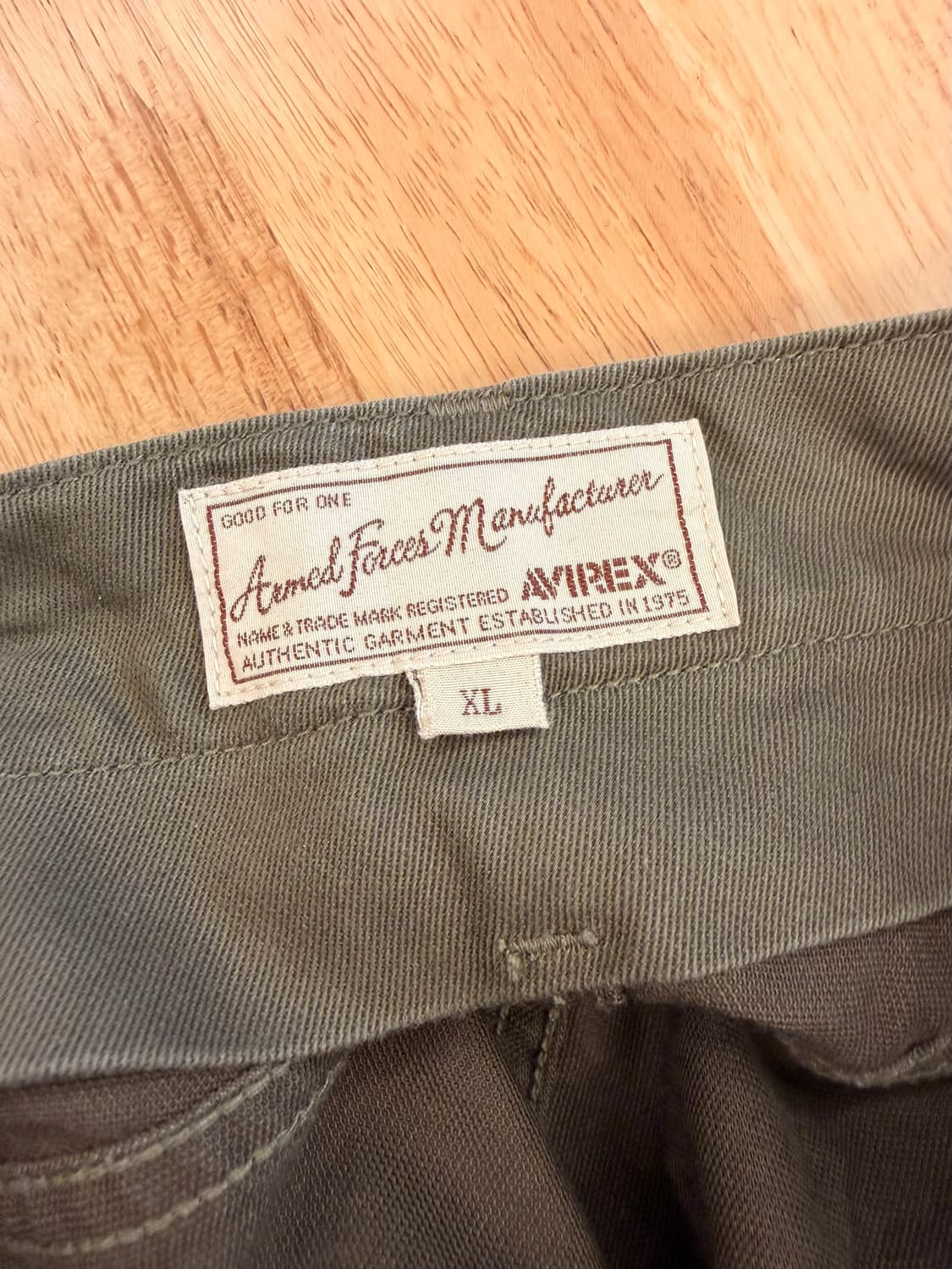 아비렉스 밀리터리 카고 팬츠 XL 상품이미지8