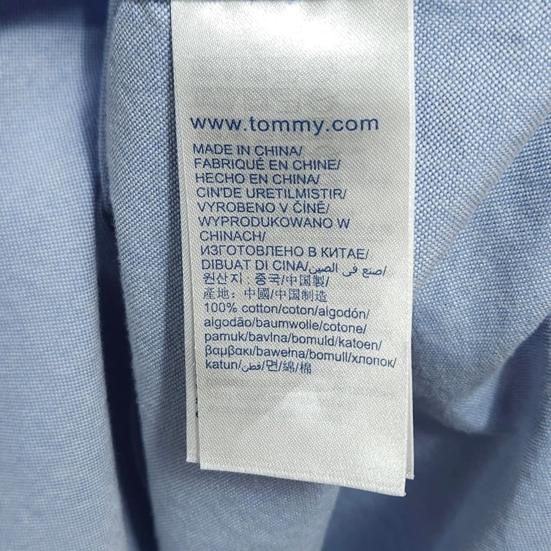 100)tommy 타미 루즈핏 반팔 셔츠 상품이미지8