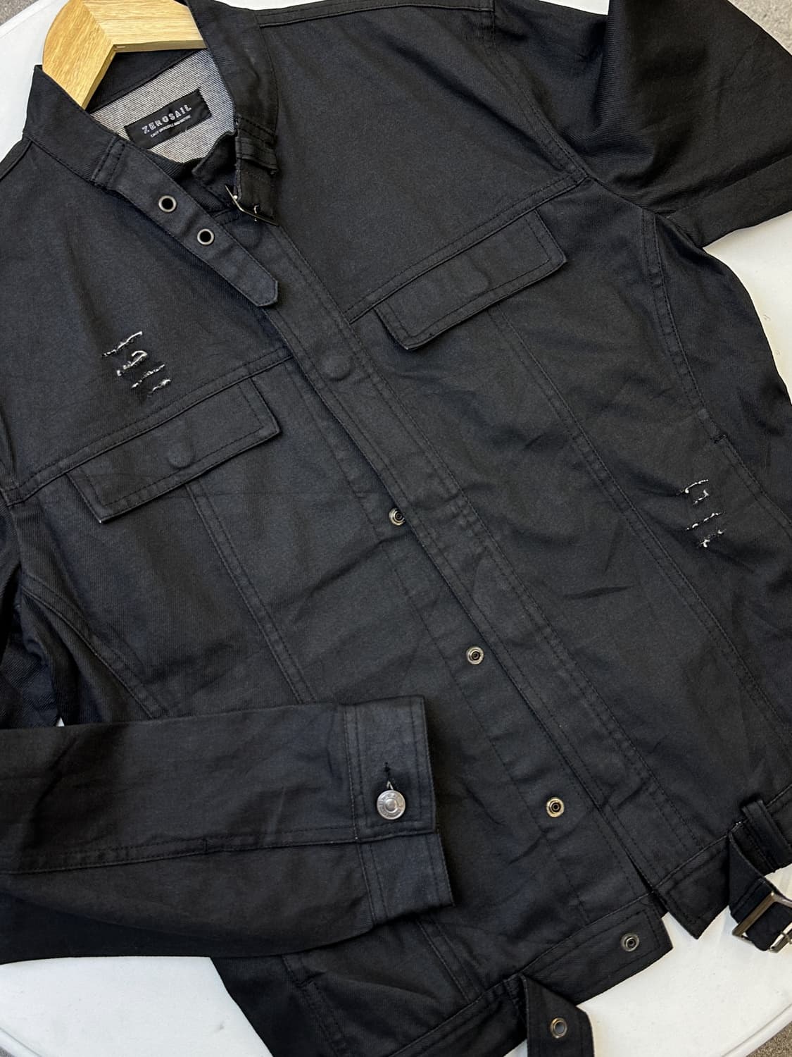 Zero Sail 디스트레스드 왁스드 자켓 상품이미지4