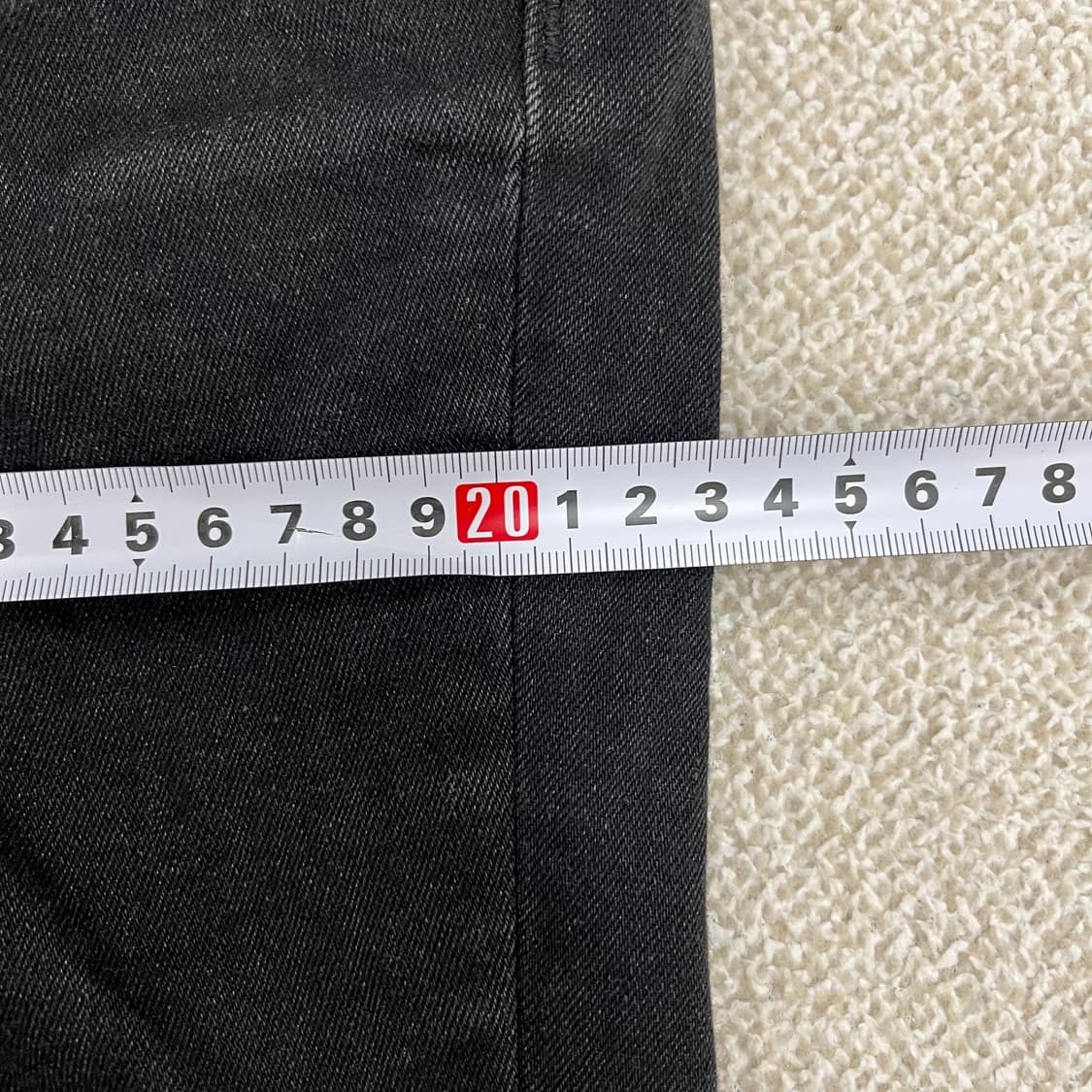 25 캘빈클라인 블랙 데님 팬츠 바지 0219M 상품이미지6