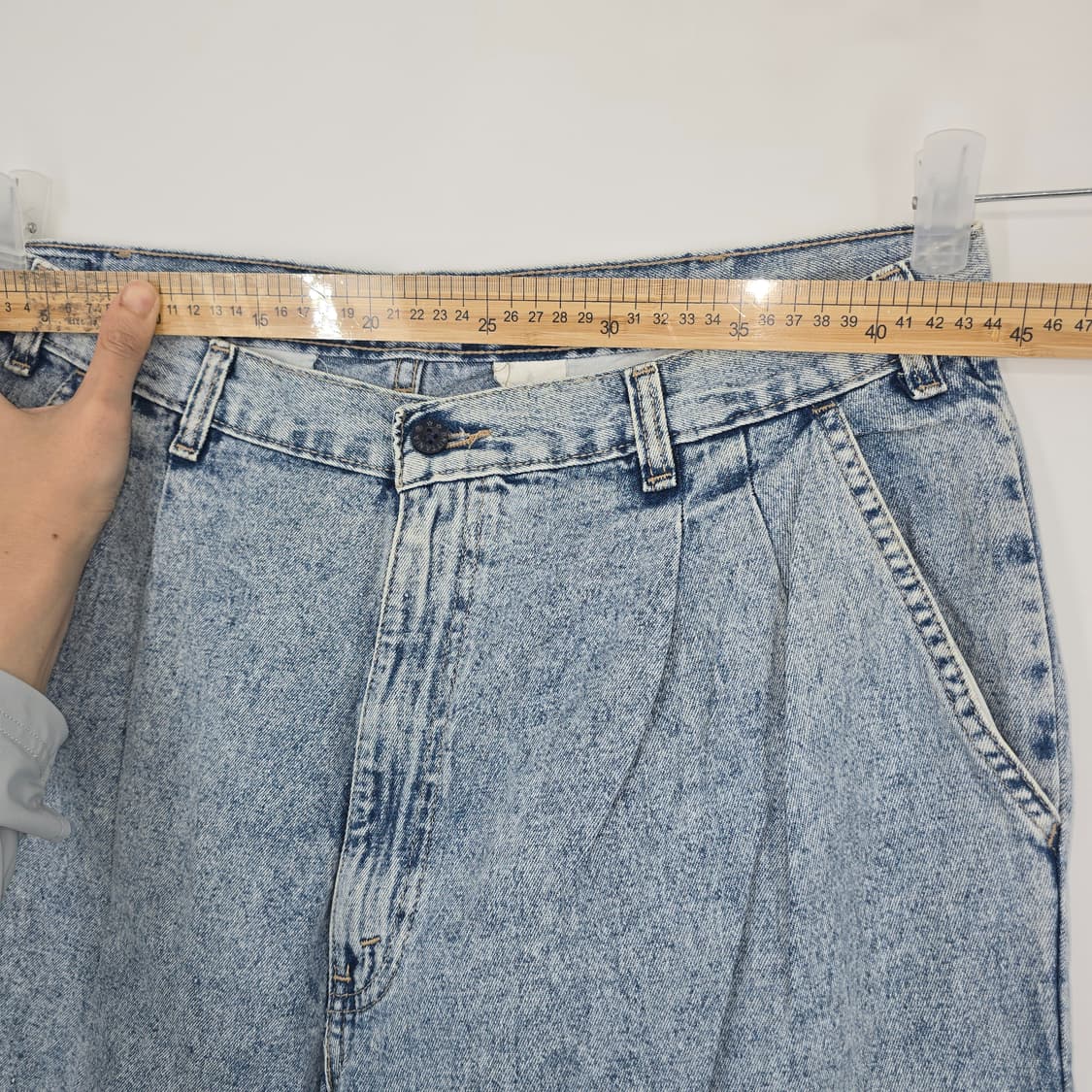 BRITANIA 빈티지 스톤워싱 남성 데님 바지 34 상품이미지4