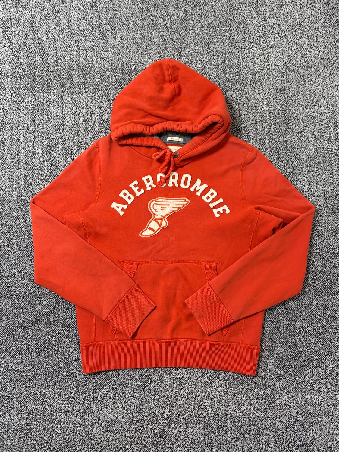 빈티지9. 아베크롬비 오렌지 기모 후드티셔츠 상품이미지1