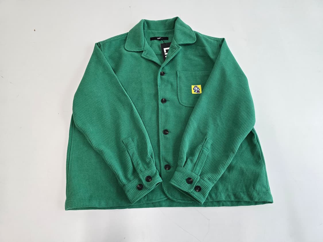 LMC 와플 라운드 ROUND COLLAR SHIRT 그린 2 상품이미지5