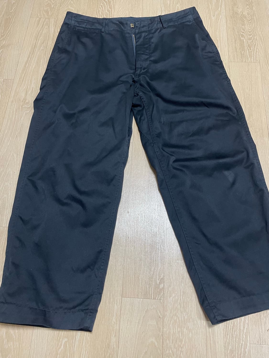 나나미카 와이드 치노팬츠 블랙 36 상품이미지1