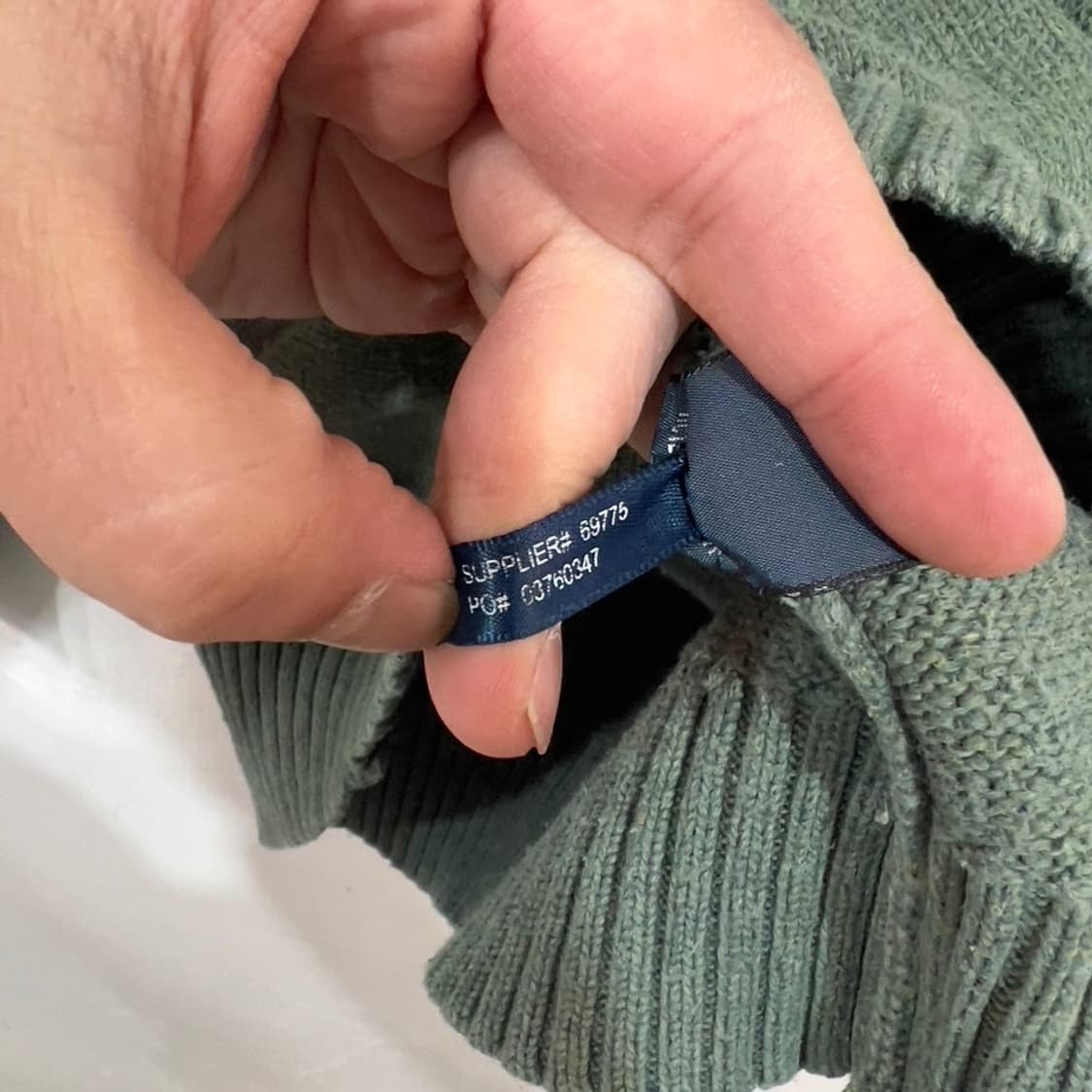 폴로 랄프로렌 반집업 니트 상품이미지7