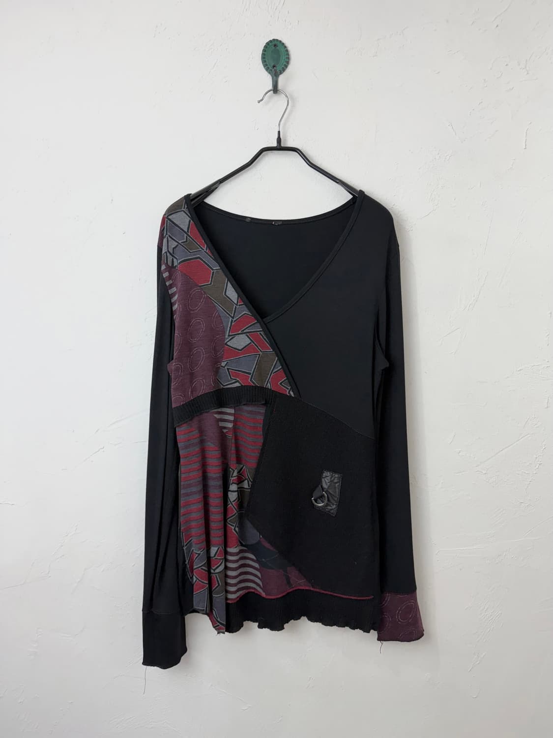 Jeune D'AZUR 믹스드 패브릭 탑 (MADE IN FRANCE) 상품이미지1