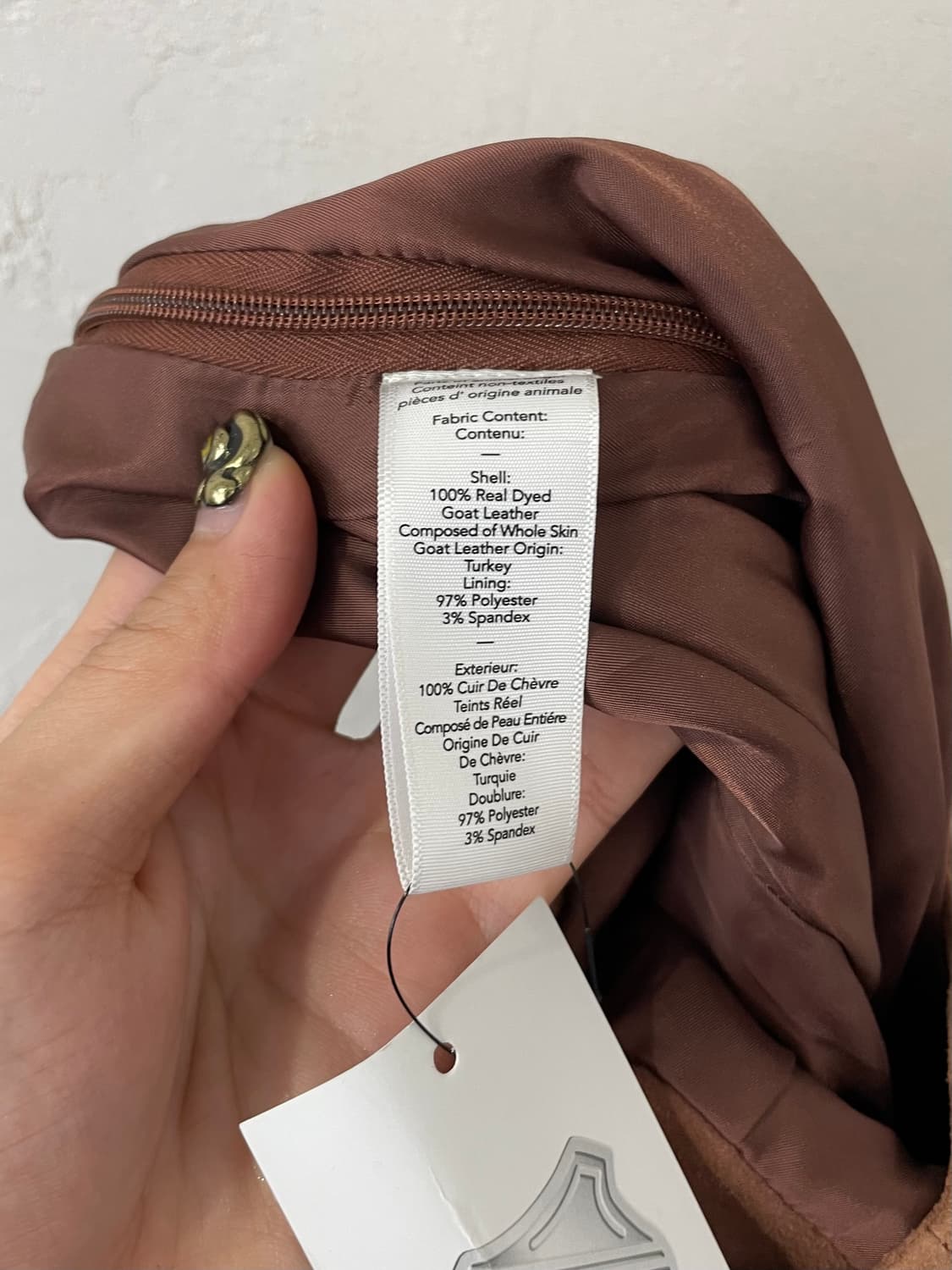 ELIZABETH AND JAMES 스터디드 레더 스커트  상품이미지5