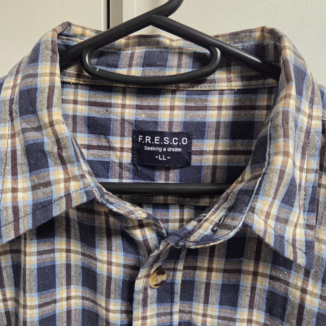 Fresco 재팬 체크 셔츠 L(100) 상품이미지3