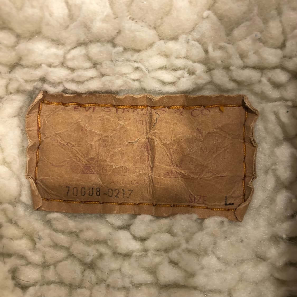 리바이스 데님 양털 쉐르파 자켓 상품이미지5