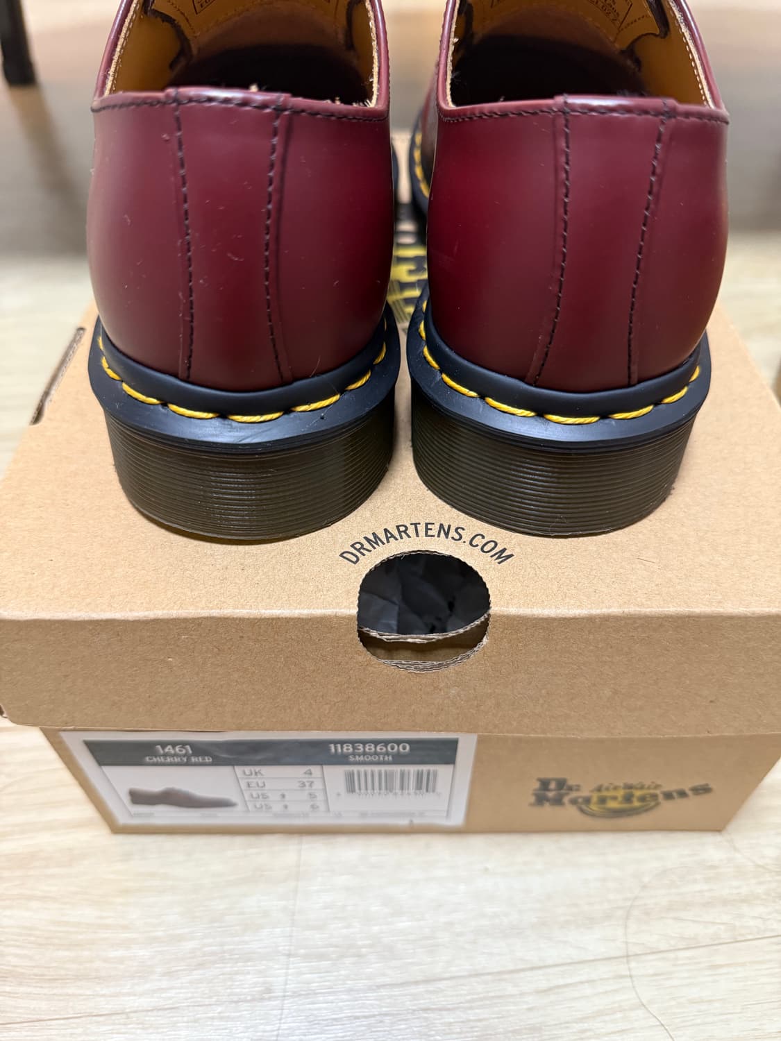 닥터마틴 1461 스무스 체리레드 230 상품이미지2