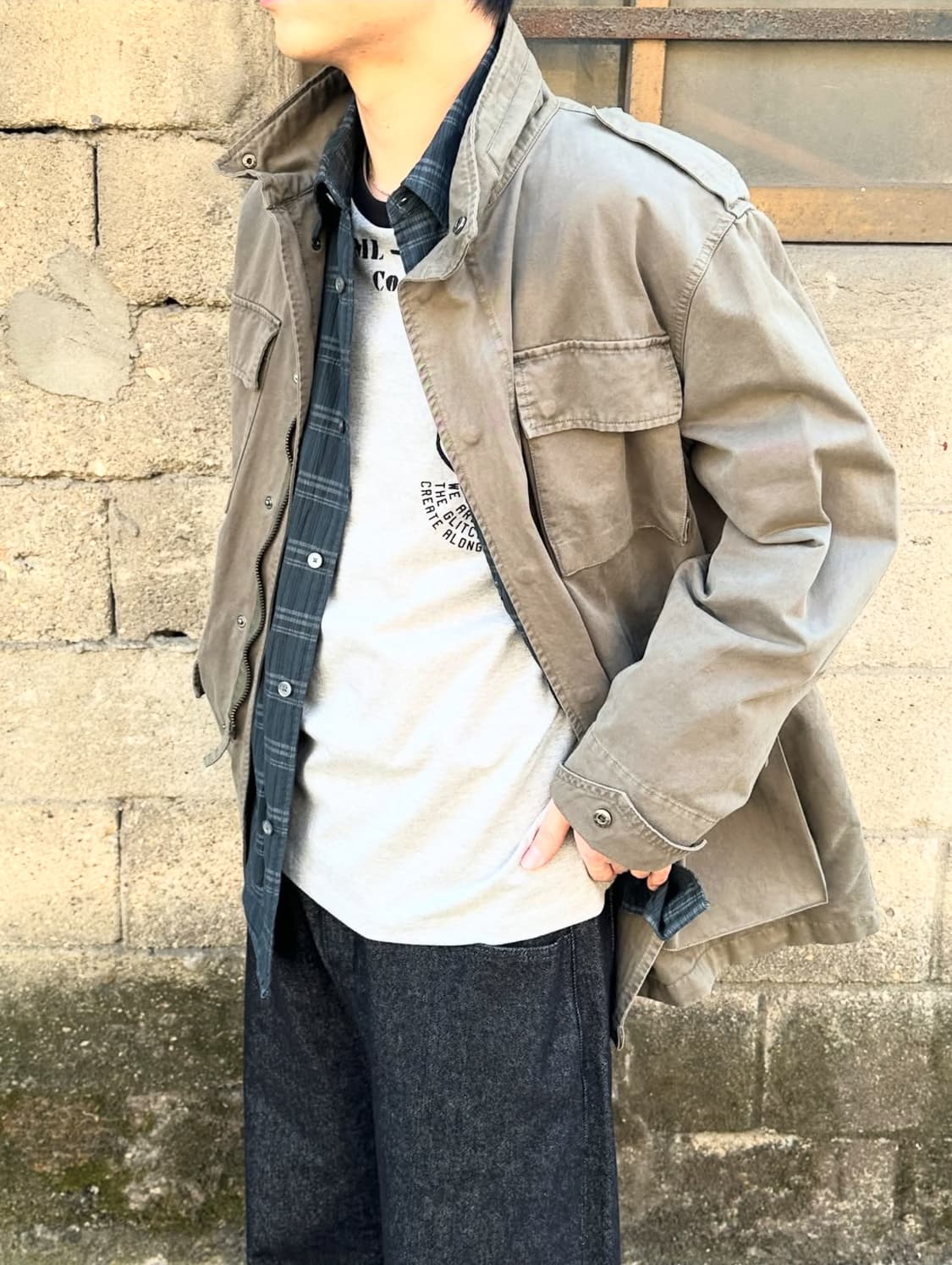 밀로아카이브 / m65 필드자켓 오버다이드 카키 / M 상품이미지5