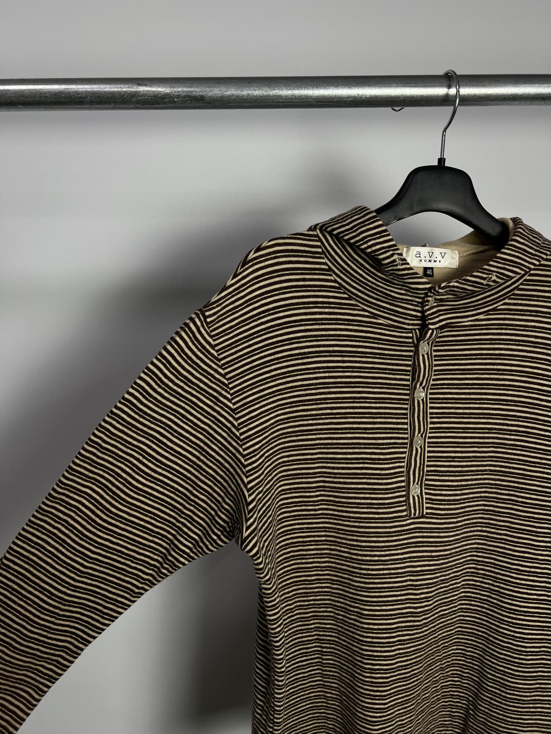 A.V.V HOMME 스트라이프 후드티 상품이미지5