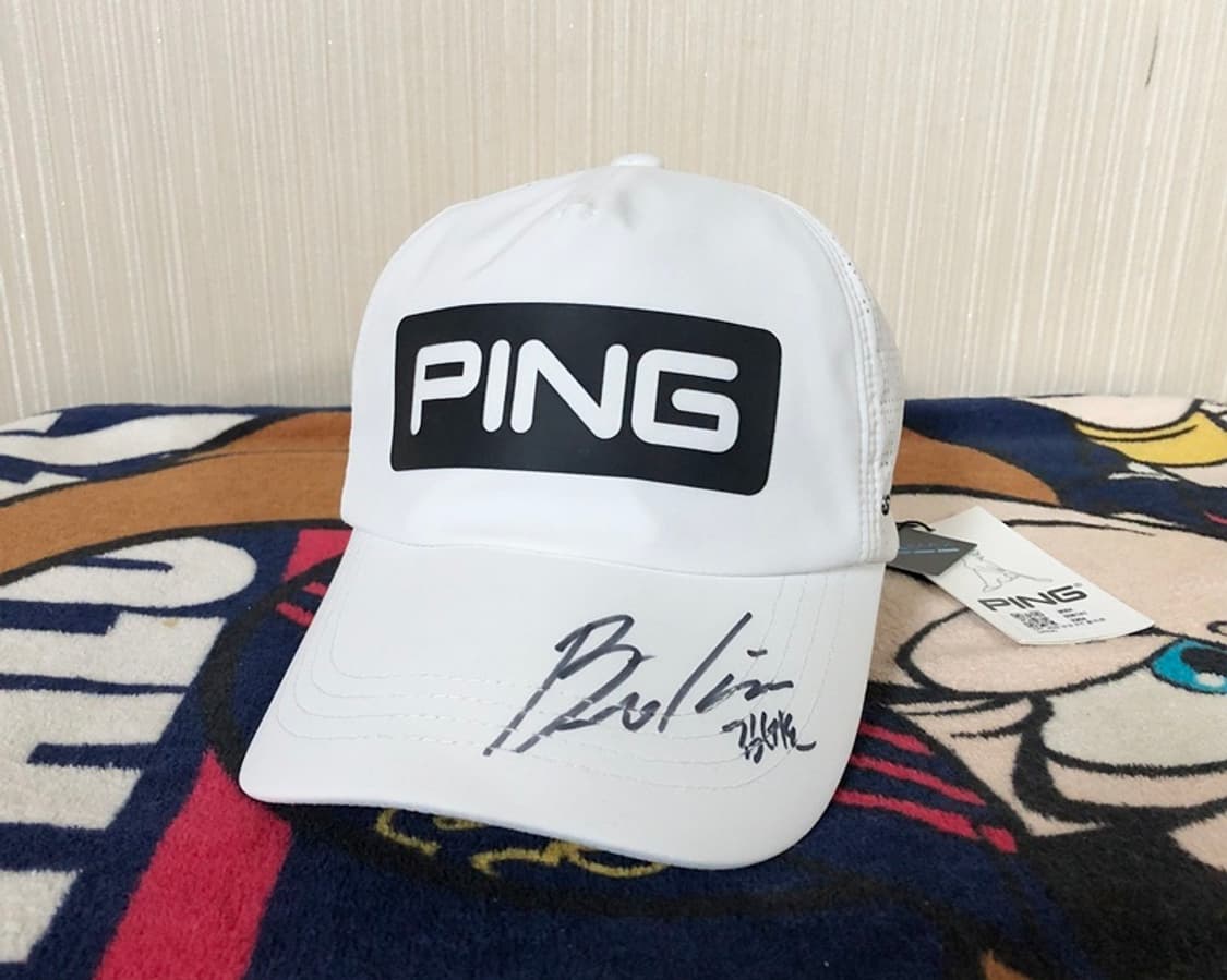 제41회 GS칼텍스 매경오픈 핑(PING)골프 김비오프로 싸인모자 상품이미지1