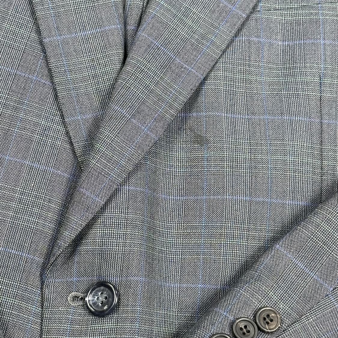 YSL 입생로랑 올드 아카이브 체크패턴 블레이져 자켓 L 상품이미지4