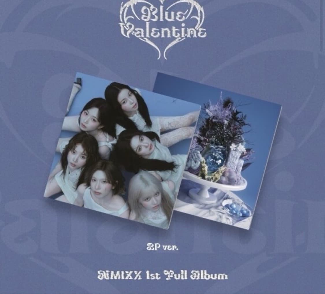 미개봉 엔믹스 블루발렌타인lp 블루+카오스버전 세트 상품이미지1