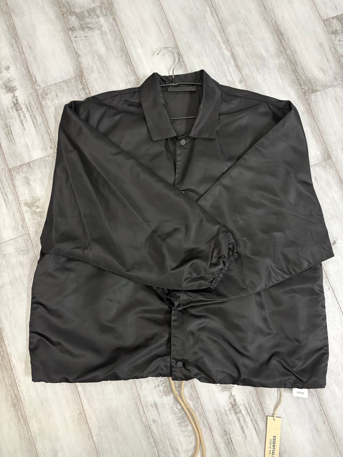 [S] 피오갓 에센셜 더 블랙 컬렉션 코치 자켓 블랙 상품이미지3