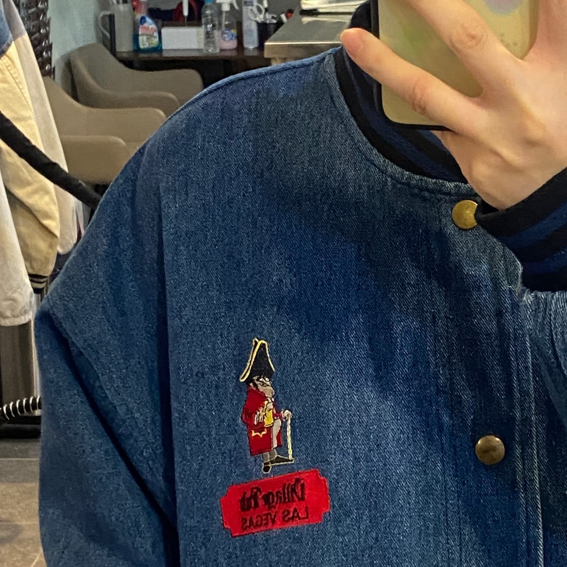 [NO.9] VTG 데님 바시티 자켓 상품이미지3