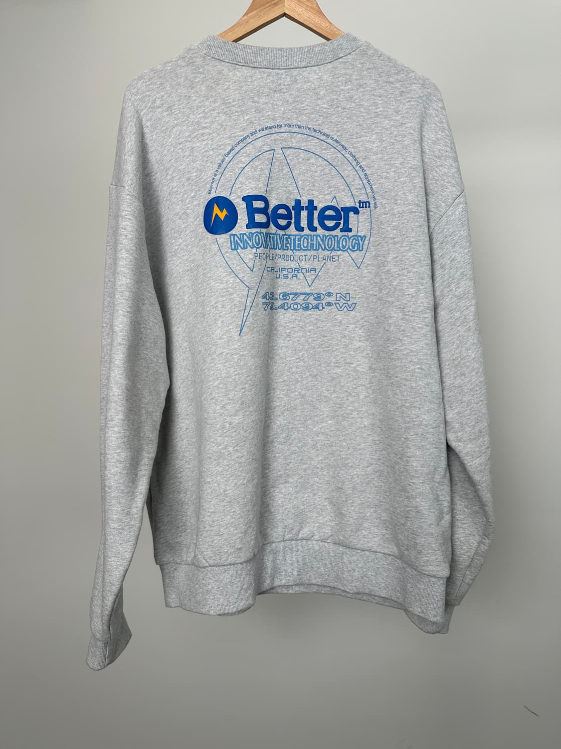 마무트 x 베터 이노베이티드 테크 크루 스웻 XL 상품이미지2
