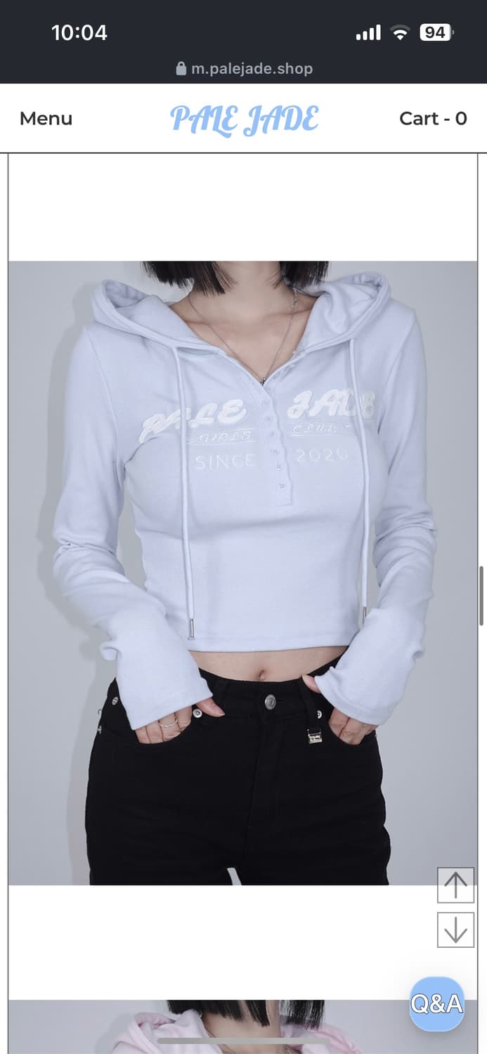페일제이드 레트로 패치 후디 스카이블루 s 상품이미지2