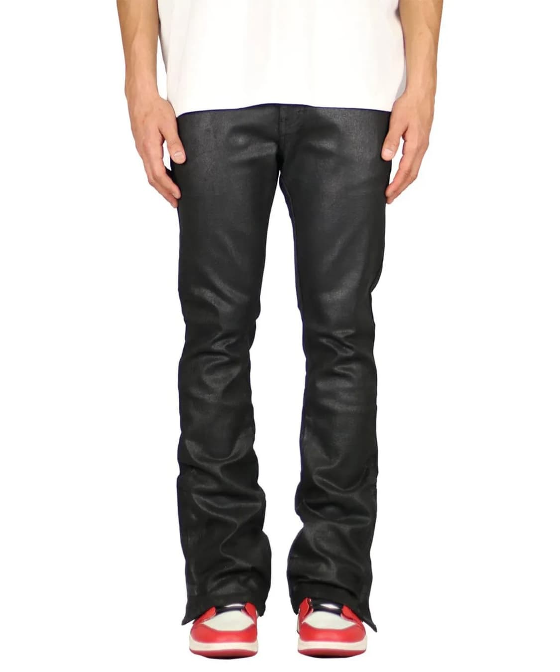 하이퍼데님 왁스 플레어 지퍼 데님팬츠 32 상품이미지1