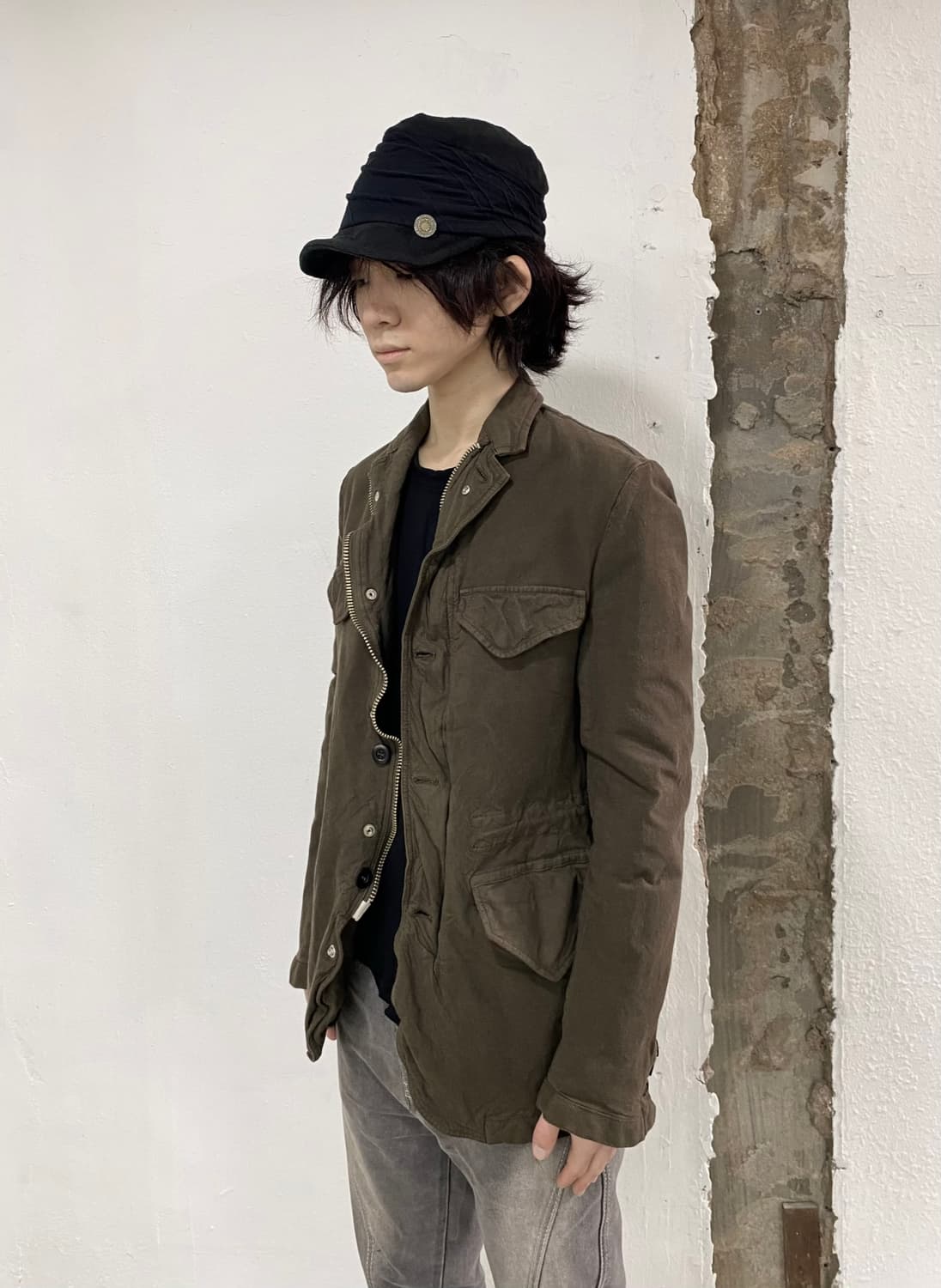 꼼데가르송 옴므 주름 가공 자켓 상품이미지1