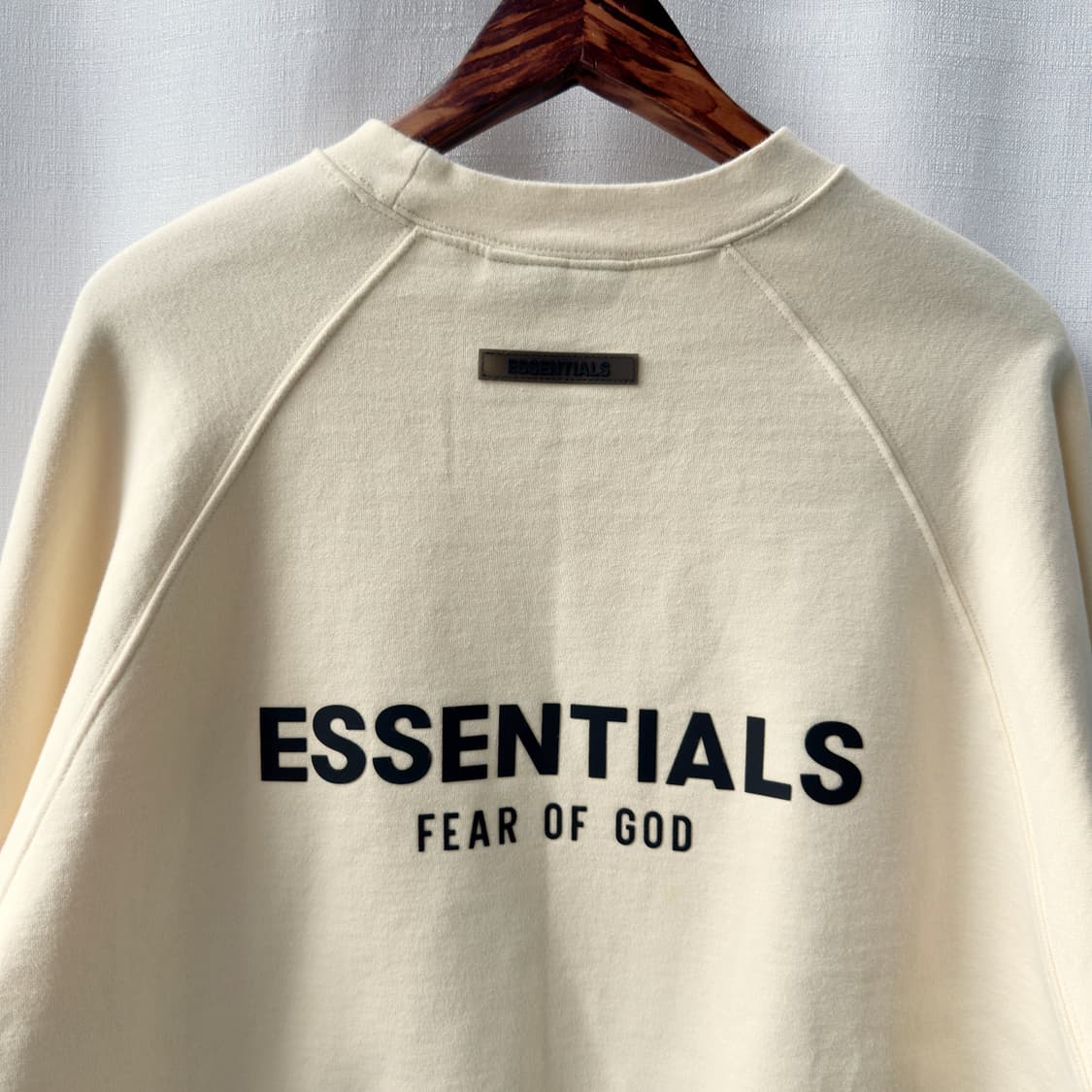 피어오브갓 에센셜 풀오버 크루넥 스웨트셔츠 크림 S 상품이미지8