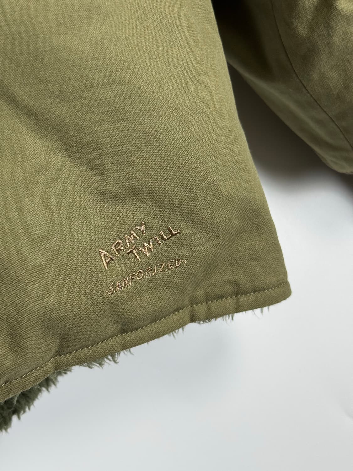 아미트윌 ARMY TWILL 리버시블 M-43 MA-1 밀리터리 보아자켓 상품이미지6