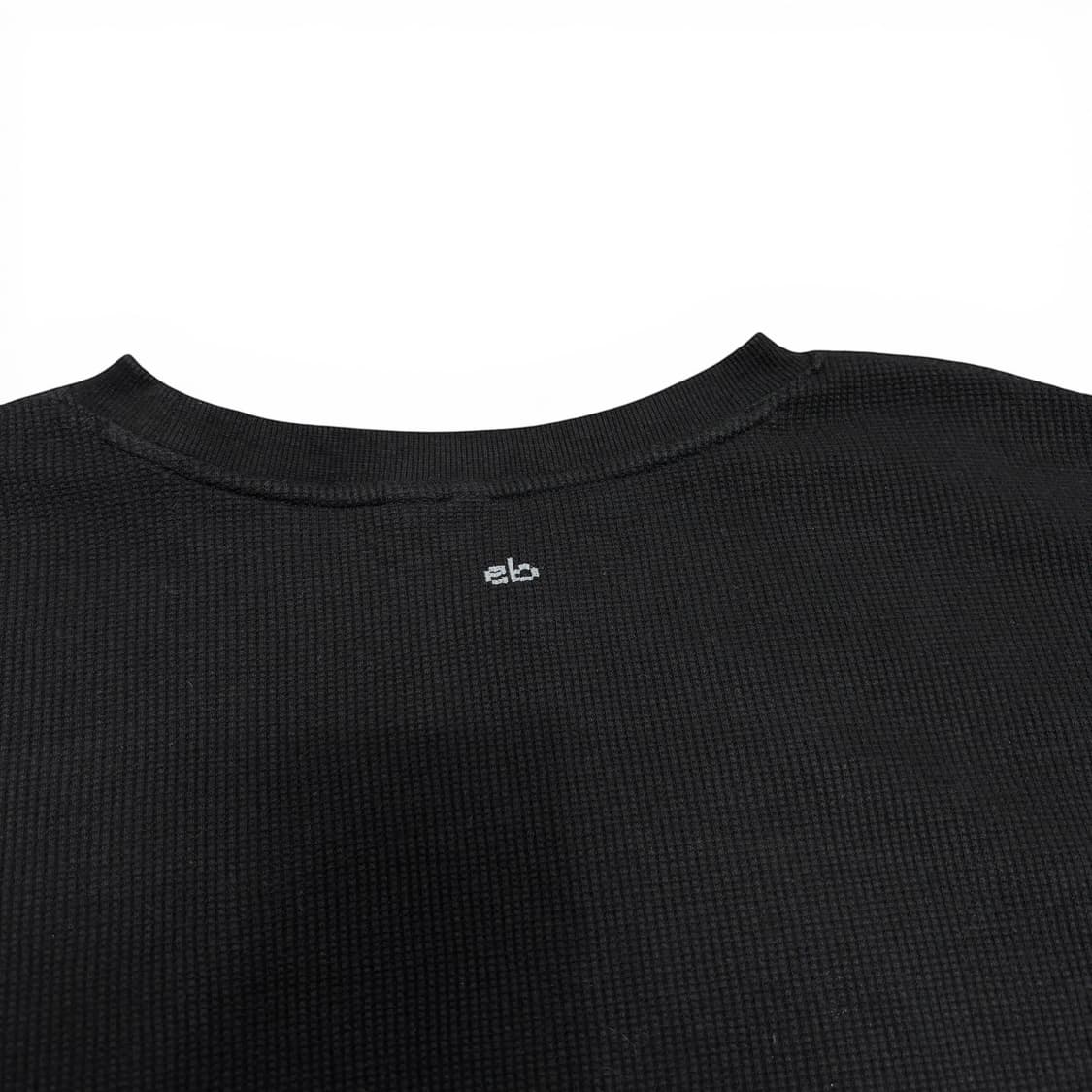 FREE 엔조블루스 블랙 픽셀 와플 롱슬리브 상품이미지4