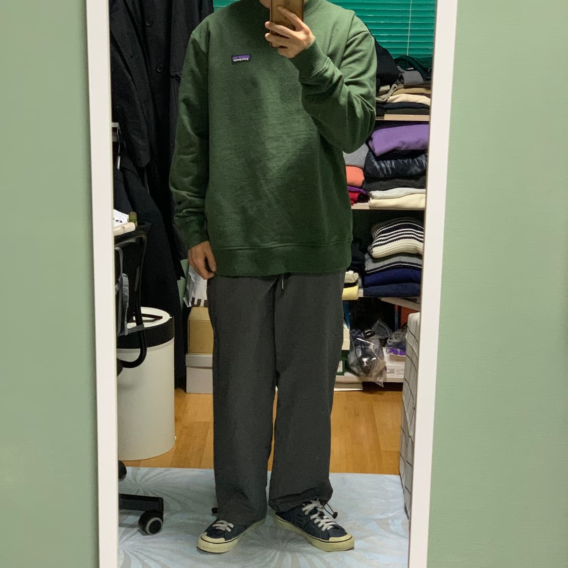 파타고니아 딥그린 맨투맨 상품이미지3