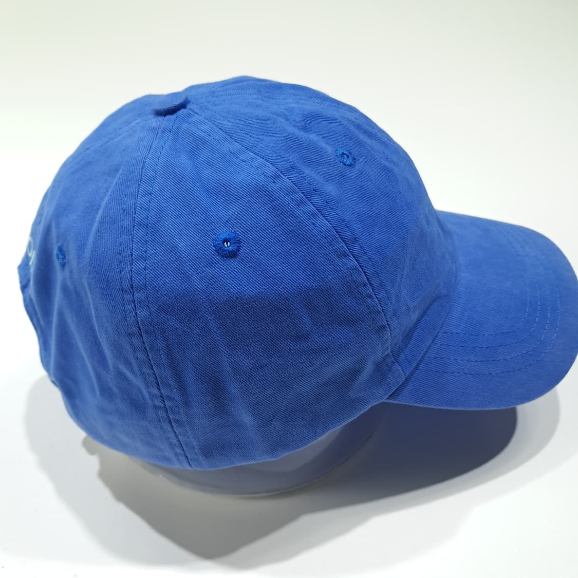 CL620 폴로 코튼 포니자수 로열블루 볼캡 모자 상품이미지4