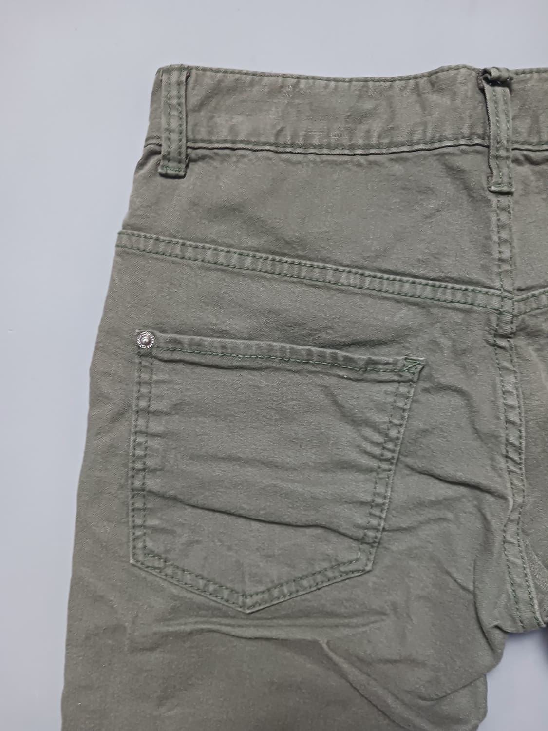 [29] 디스퀘어드2 가먼트다잉 카키 데님 반바지 쇼츠 청바지 상품이미지7