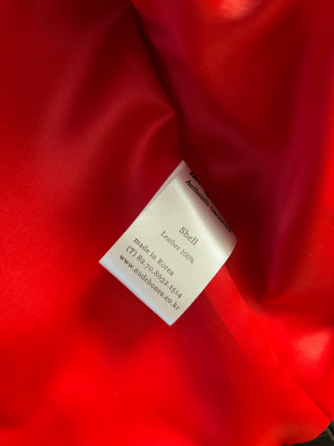 누드본즈 레더 라이더 자켓 여성용 상품이미지7