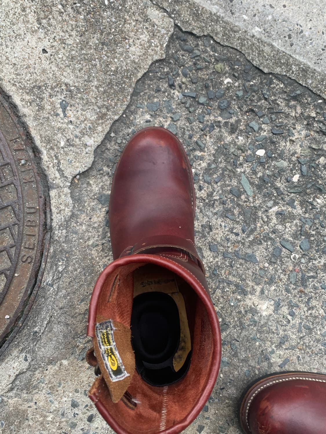 [8.5E] 치페와 엔지니어부츠 체리브라운 (270) 상품이미지3