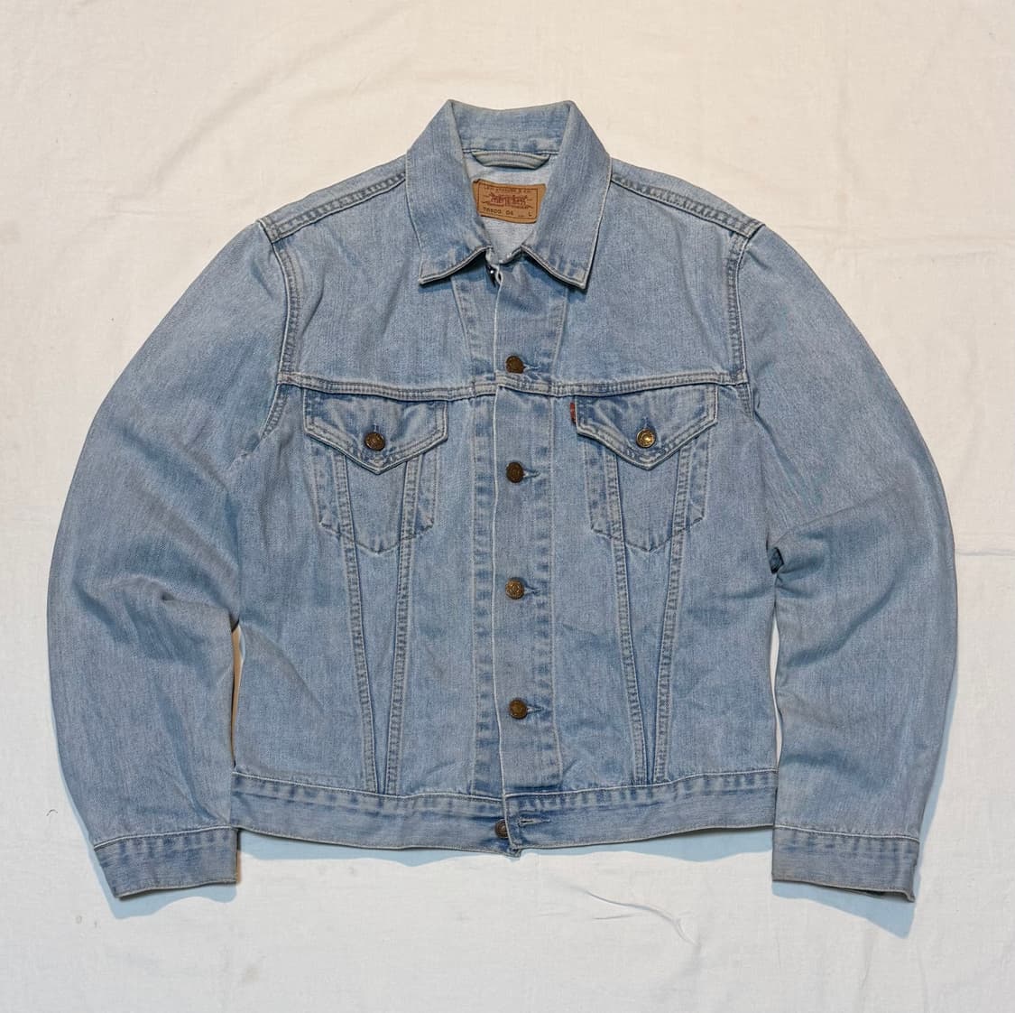 00s 리바이스 70500 유럽판 데님자켓 워시드 라이트블루 상품이미지1