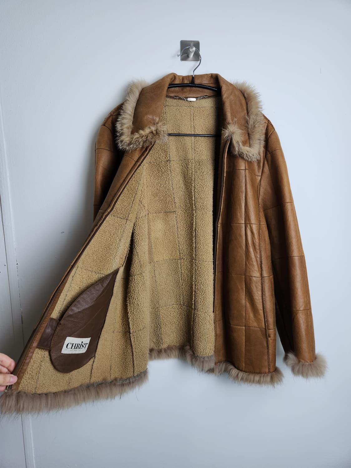 (Christ) 퍼 레더 자켓 상품이미지5