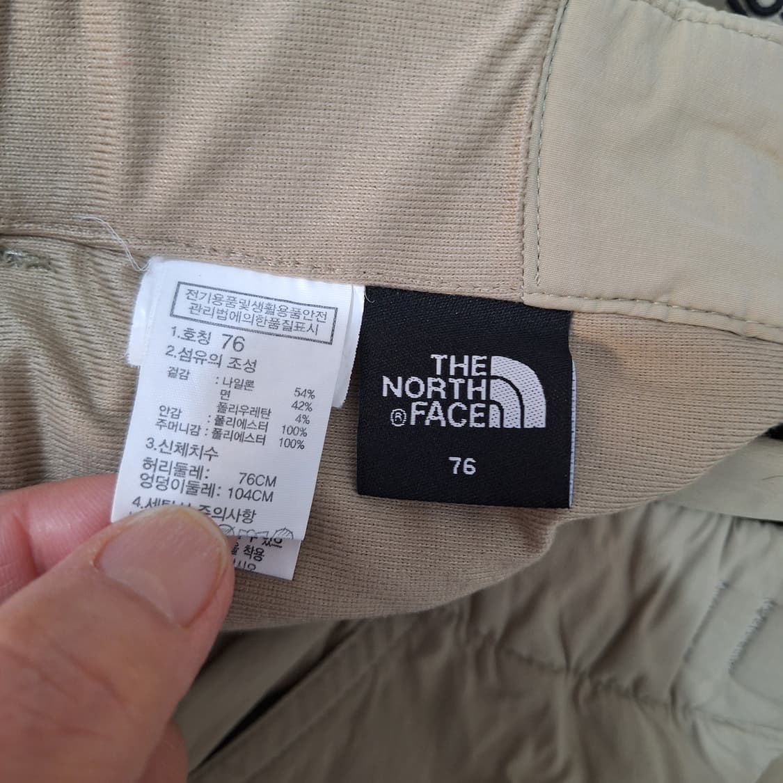 노스페이스  카고윔팬츠76(상태좋음) 상품이미지3