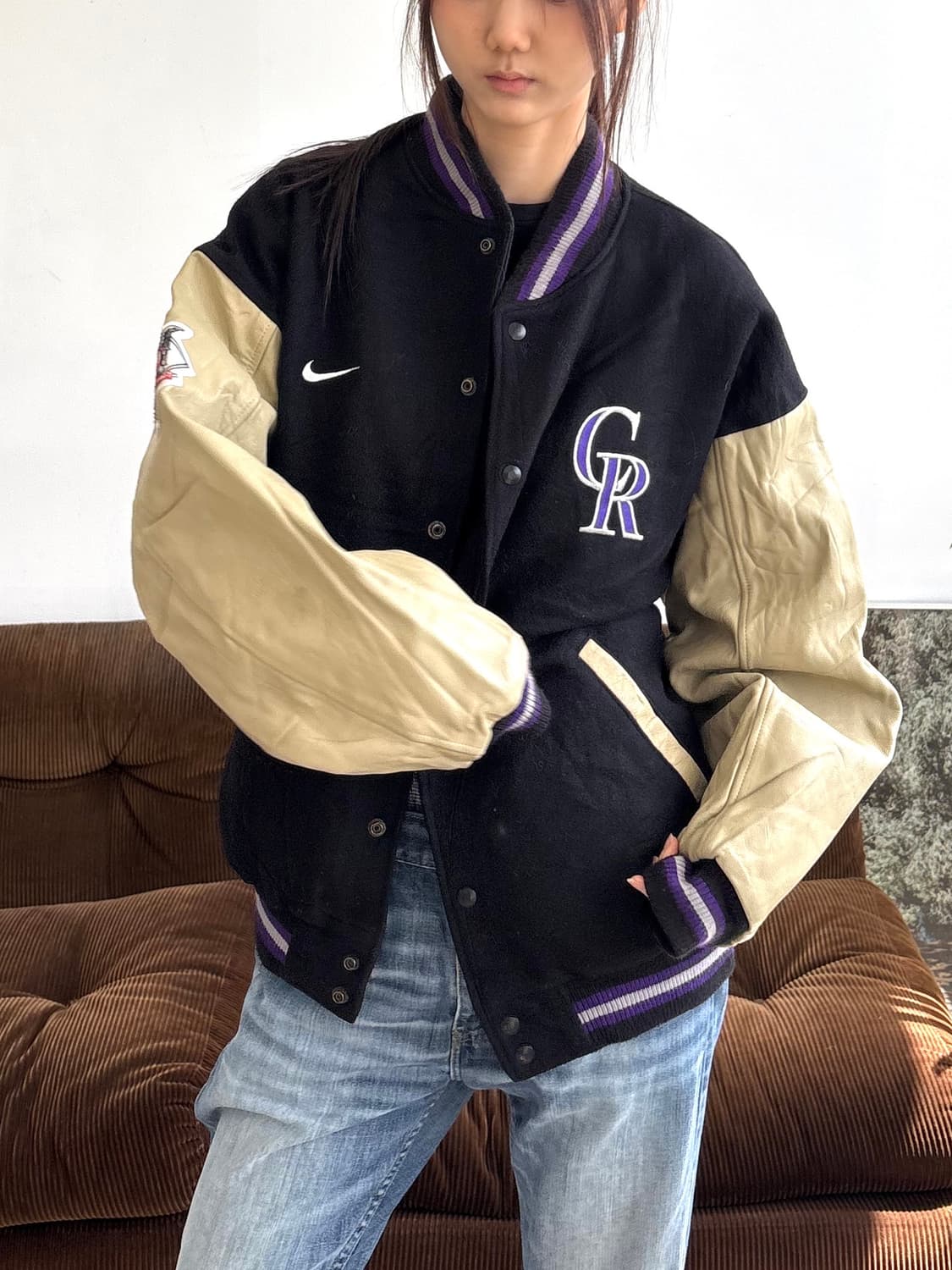 Nike 콜로라도 로키스 바시티 자켓 상품이미지1